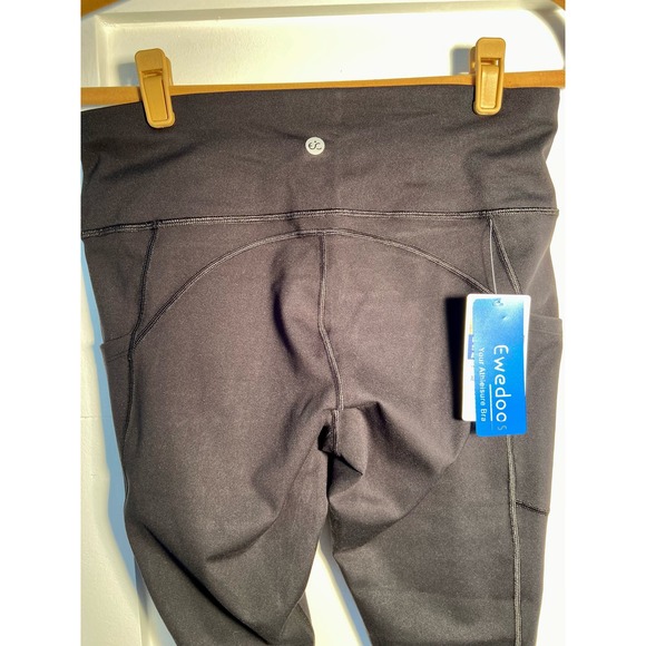 Ewedoos Women’s Black Yoga Pants with Side Pockets * WJ27 - Picture 6 of 9